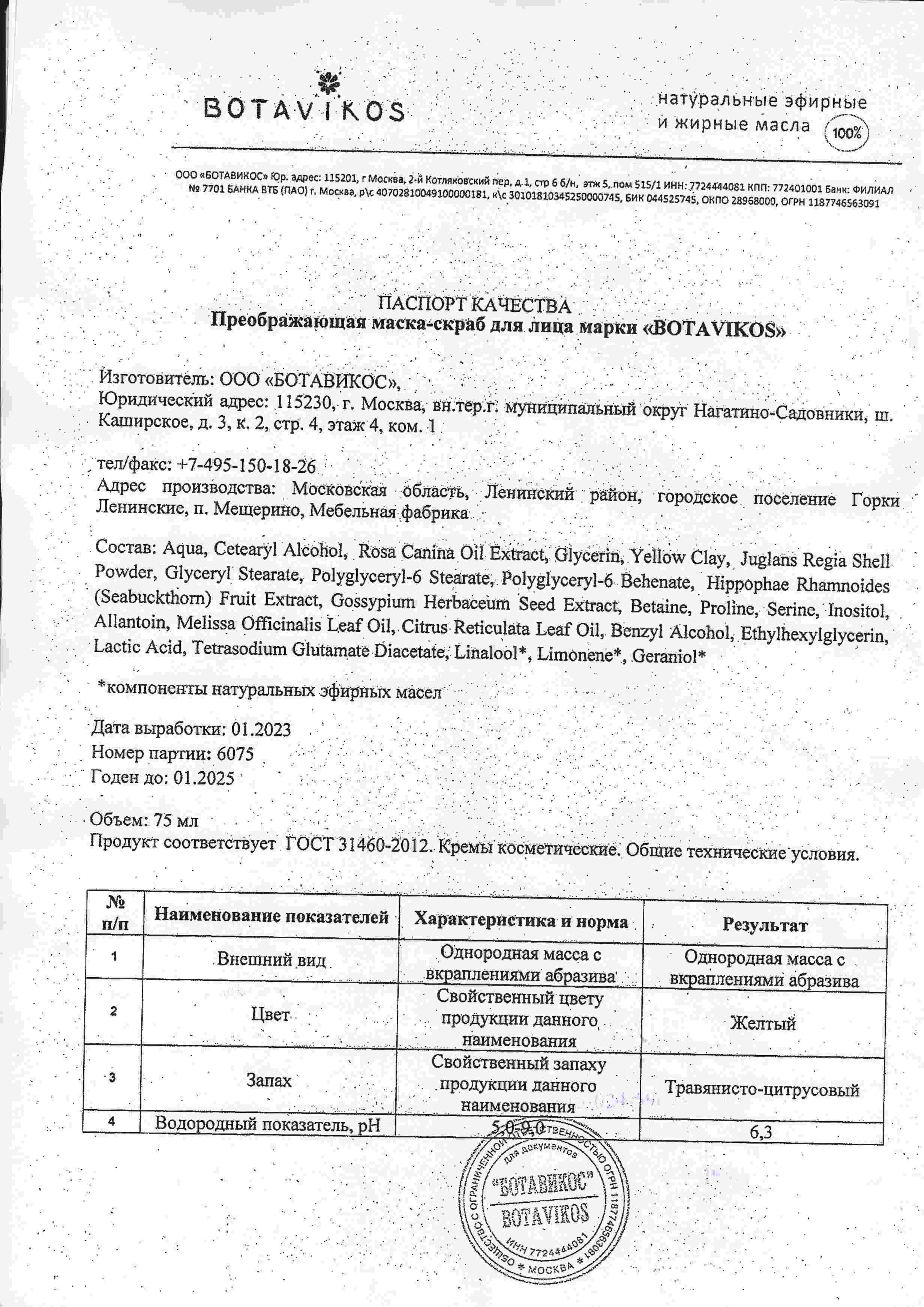 Паспорт №022023